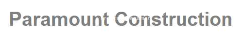 PARAMOUNT CONSTRUCTION logo